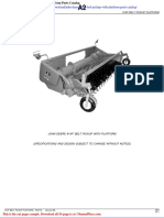 John Deere 914p Belt Pickup With Platform Parts Catalog