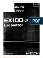 Hitachi Ex100 2 Excavator Parts Catalog
