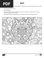 T TP 1637750545 Wolf Mindfulness Collaborative Art Resource Pack - Ver - 1