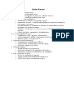 Document 1 - Gestion de Projet