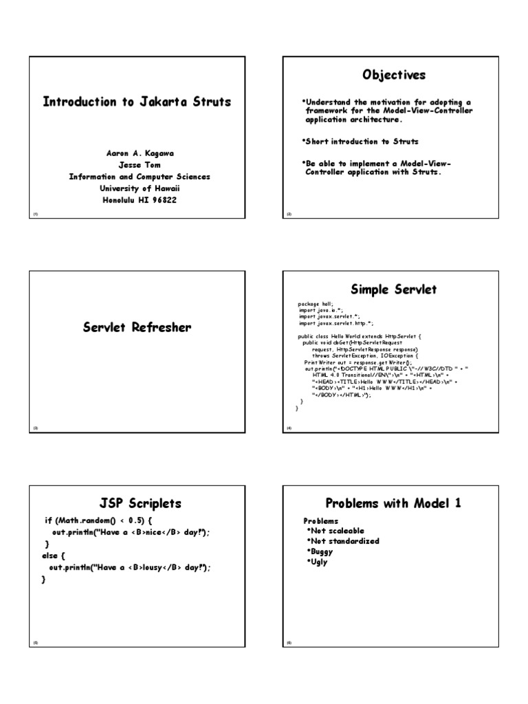Struts | PDF | Model–View–Controller | Java Servlet