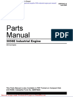Caterpillar 3056e Industrial Engine Parts Manual