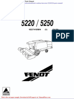 Fendt Combine Harvester 52205250 Parts Manual