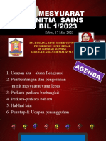 Mesyuarat Panitia Sains Bil 1 2023