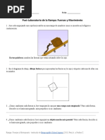 La Rampa - Fuerzas y Movimiento - Post-Laboratorio
