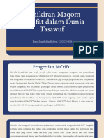 Pemikiran Maqom Ma'Rifat Dalam Dunia Tasawuf