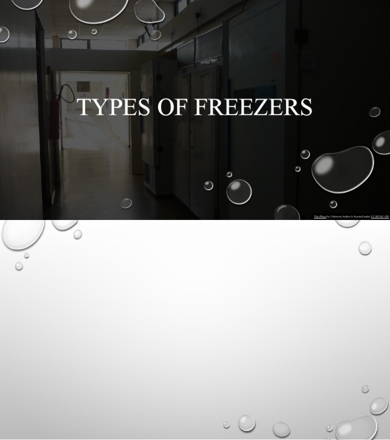 Types of Freezers PDF