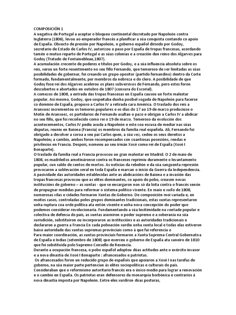 Composiciones historia pdf