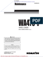 Komatsu Wa470 6 Operation Maintenance Manual