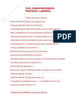 01 - Indice Jurisprudencia Procesal Laboral 1