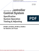 Doosan Micro Controller Control System Specification System Adjusting