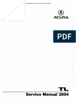 Acura TL Service 2004 Ua6 Manual