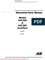 JLG g10 55a g12 55a Accuplace Telehandler Parts Manual