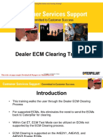 Caterpillar Dealer Ecm Clearing Training