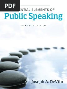 Essential Elements of Public Speaking 6th Edition (John A Devito)