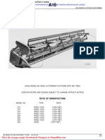 John Deere 224 Rigid Cutterbar Platform Parts Catalog