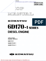 Komatsu Engine Sa6d170 1 Workshop Manuals