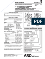 Manual Del Operario 66605X-X: 1/2" Bomba de Diafragma