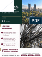 Convenio para El Retiro de Cableado en Desuso Instalado en La Vía Pública de La Ciudad de México. Adip - 030723