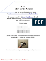 Mazda Rx7 Engine Service Manual