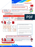 28° - Ficha - de - Aplicación Sesión28 Sem.4 Exp.4 Com