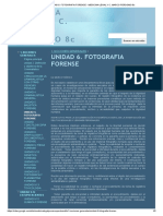 UNIDAD 6. FOTOGRAFIA FORENSE - MEDICINA LEGAL Y C. MARCO PERDOMO 8c