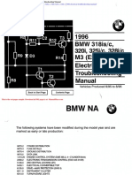 BMW 318is C 320i 325i C 328i C 1996 Electrical Troubleshooting Manual