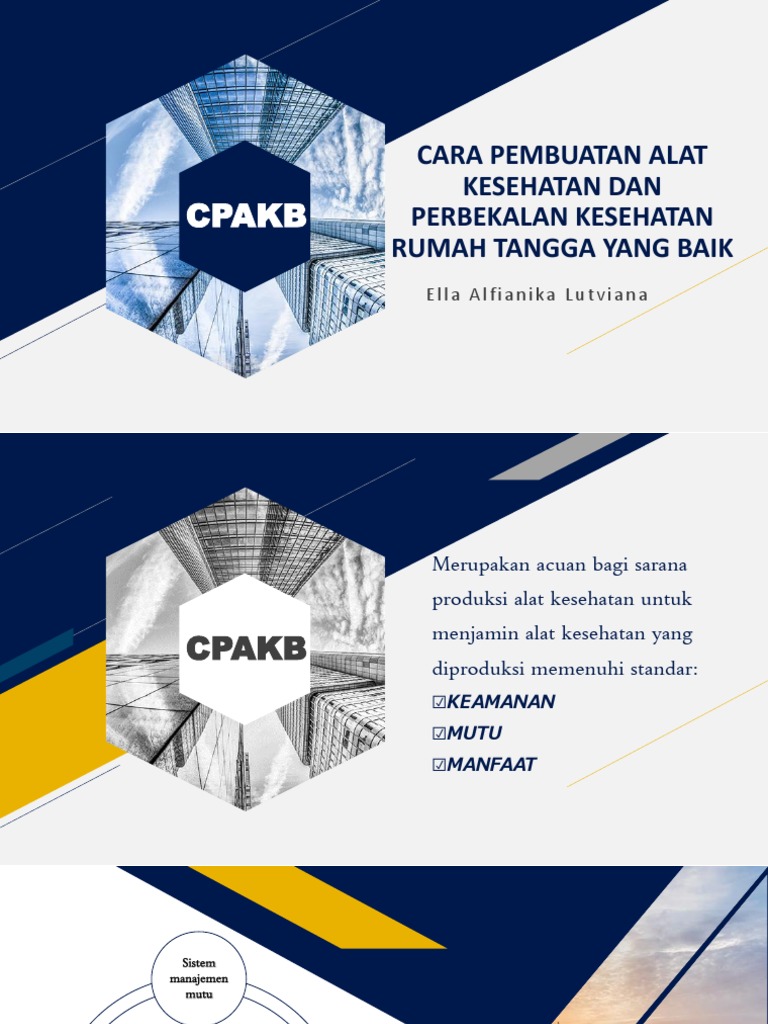 Panduan CPAKB untuk Alat Kesehatan | PDF