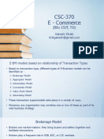 Chapter2 Lecture3 E Commerce Business Model
