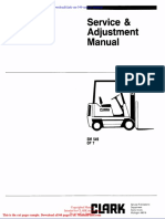 Clark SM 549 Service Manual