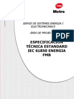 E - UET - IP - PROJ - Especificación Técnica Estandard IEC 61850 FMB - V00