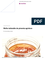 Molho Tailandês de Pimenta Agridoce Autor Receitas