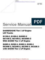 Doosan Forklift Gc15 20 Tier 2 Service Manual