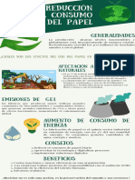 Infografia #2 Reduccion de Consumo de Papel