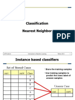 Classification Nearest Neighbor: Jeff Howbert Introduction To Machine Learning Winter 2012 1