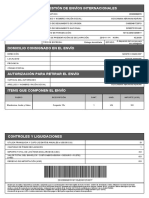 Gestión de Envíos Internacionales: 203200890781911DJEN0125361T