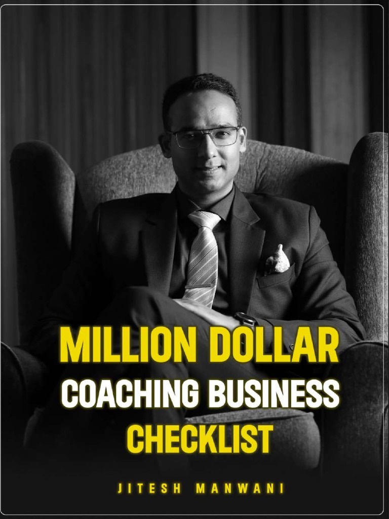 million dollar coaching business checklist | PDF
