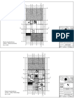 Planta Arquitectónica Sótano / Estacionamiento Esc 1:100: Torre Residencial Nueve
