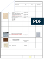 140-Sp - Interior - List of Flooring Material