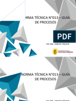 Norma Técnica 013 - Guia de Procesos