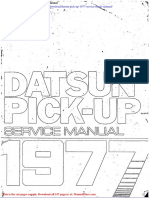 Datsun Pick Up 1977 Service Repair Manual