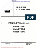 Allis Chalmers 705c 706c 708c Forklift Parts Catalog