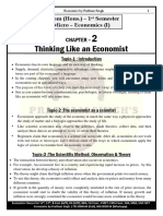 CH-2 Thinking Like An Economist Complete Notes
