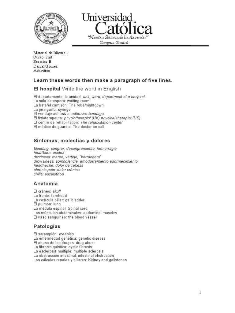 Basic medical ingles pdf