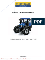 New Holland MR t6000 Maintenance Manual Es