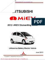 Mitsubishi 2012 I Miev Dismantling Guide