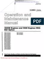 Caterpillar Operation and Maintenance Manual 3500b Engines S