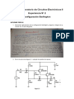 Informe Previo 2 Circuitos Electrónicos II - Padilla Huamán Yossue