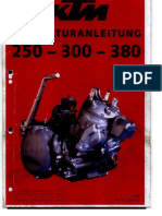 KTM 250 300 380 Service Manual German