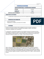 Guía de Aprendizaje Magnitudes y Conversión de Unidades